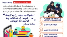 Lagi $3,700 derma diperlukan menerusi inisiatif Pledge a Book ETF MENDAKI